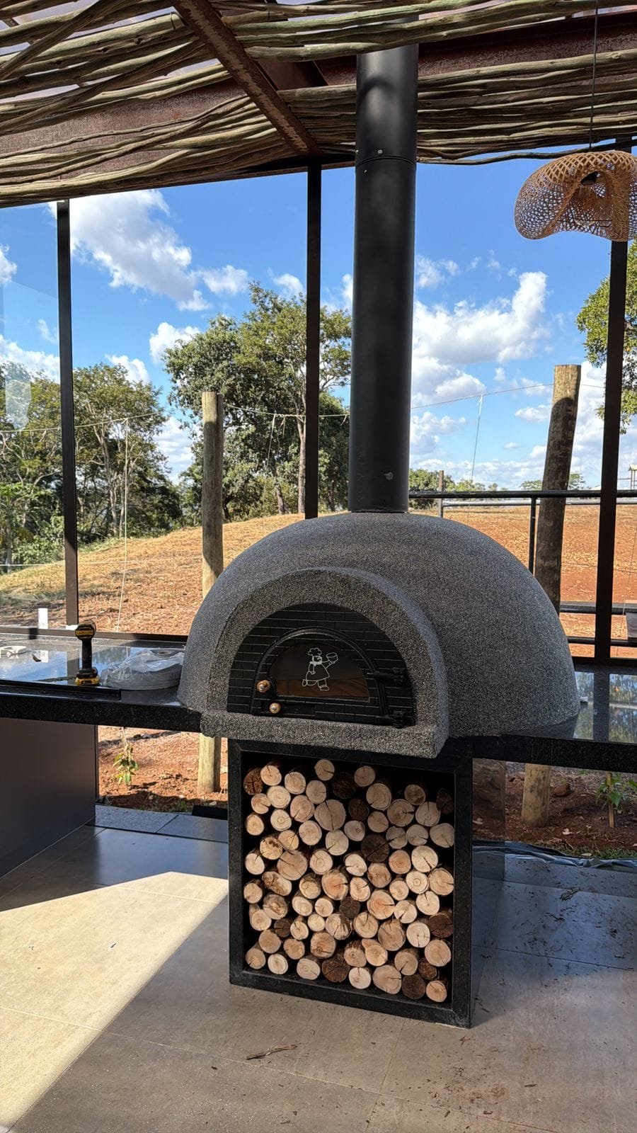 Forno de pizza a lenha da Construgrill