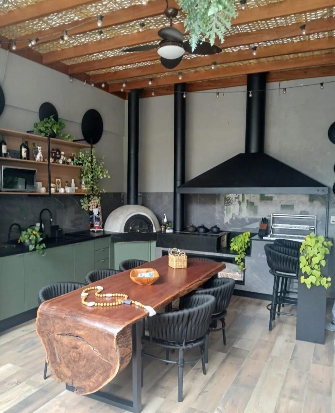 Área gourmet com churrasqueira Construgrill