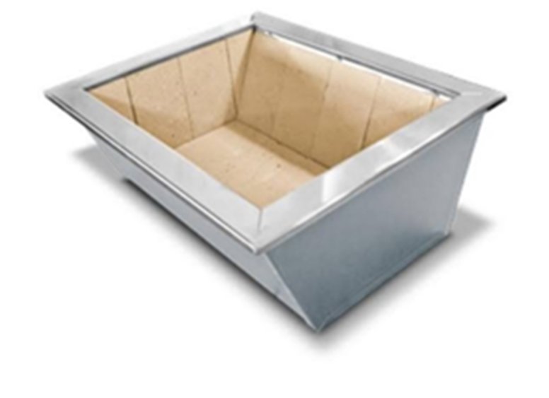 Braseiro em aço inox para churrasqueira
